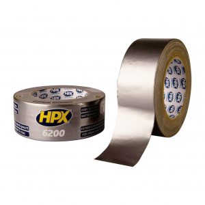 HPX Cloth Tape Zilver 25mtr x 50